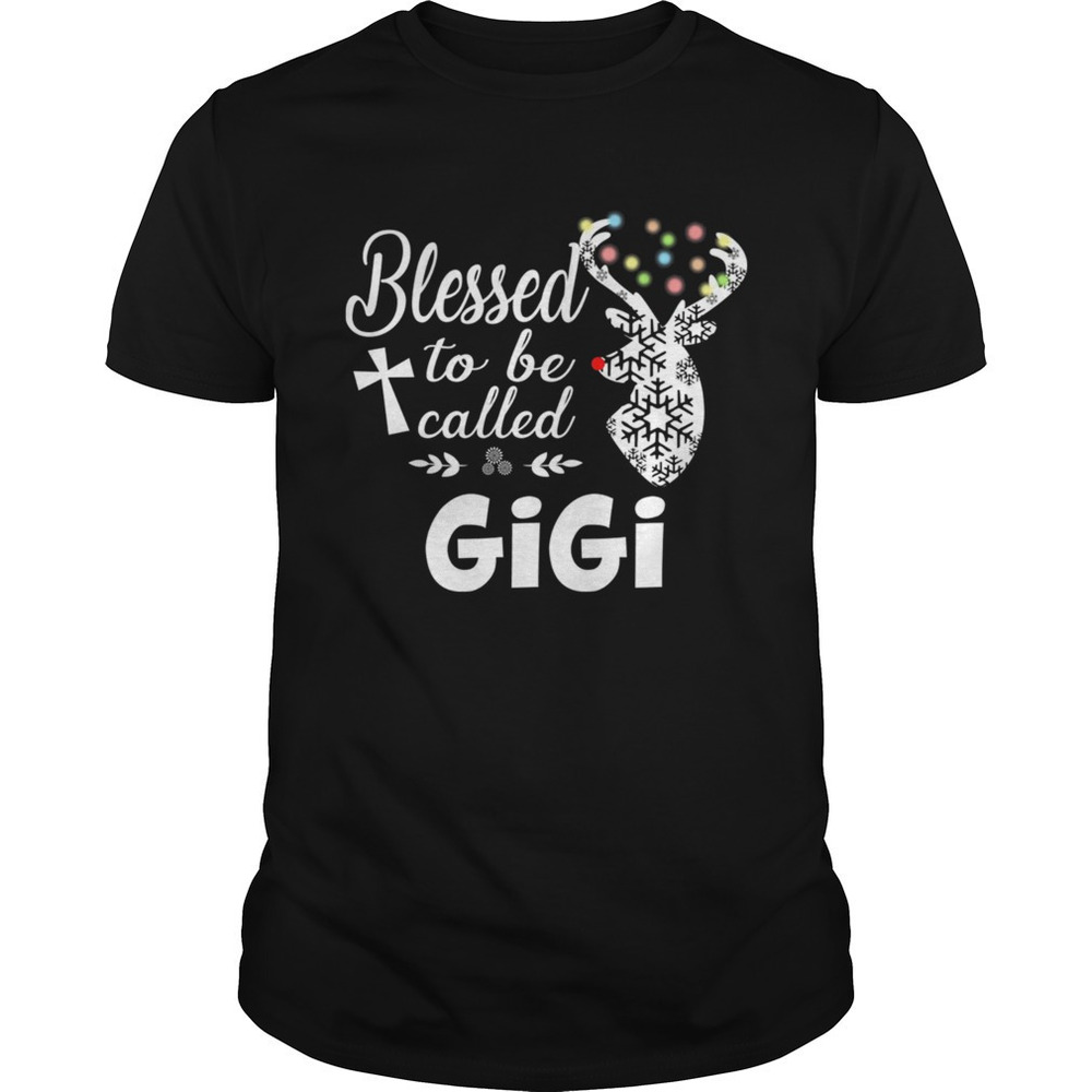 Merry Christmas Blessed To Be Called Gigi Tshirt